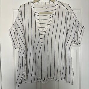 MADEWELL cotton strip top